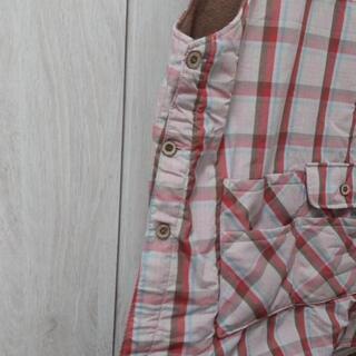 起毛　あったか　エプロンの画像