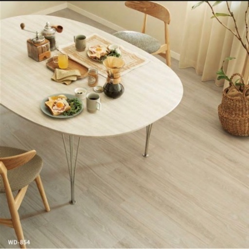 年末・断捨離1  フロアタイル木目調