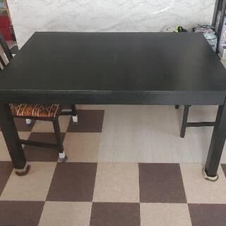 伸縮ダイニングテーブル　IKEA　BJURSTA　ビュースタ
