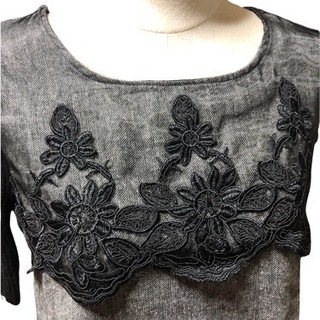 新品未使用 チュニック ワンピース ペチコートパンツ付きの画像