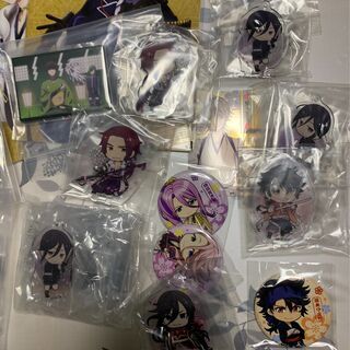 刃剣乱舞　１５００円（新品・未使用品）ノート・缶バッジ・ストラップ他　３５点以上の画像