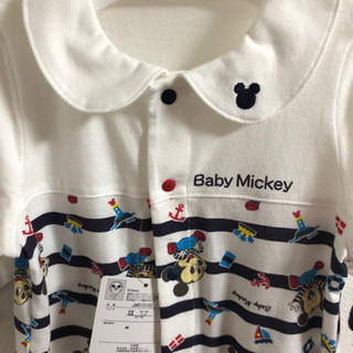 ミッキー　長袖コンビドレス　新品未使用の画像