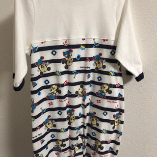 ミッキー　長袖コンビドレス　新品未使用の画像