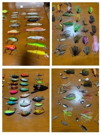 バス釣り　ルアー　ワーム　フックセット