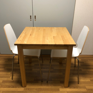 IKEA ダイニングテーブル イス2脚セット 