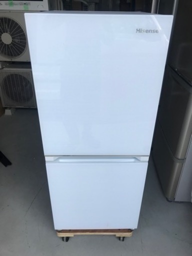 名古屋市郊外配送料無料キャンペーン中　値下げ⭐︎ハイセンス　2ドア冷蔵庫HR-G13B-W  2020年製