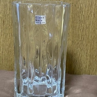 【新品】ガラス製　花瓶　の画像