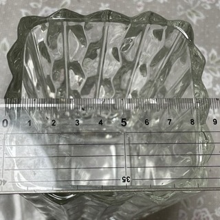 【新品】ガラス製　花瓶　の画像
