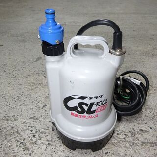 🍎寺田 要部ステンレス水中ポンプ 底水用 CSL100Lの画像