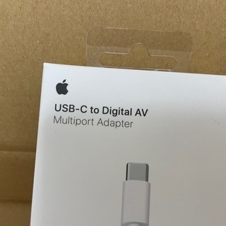 新品未使用未開封 公式サイト購入 APPLE アップル MUF82ZA/A アダプター USB-C DIGITAL AV MULTIPORT ADAPTER  color: WHITE  自宅保管の品である点ご了承いただける方のみご検討くださいの画像
