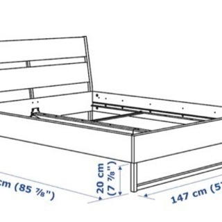IKEA ダブルベッド