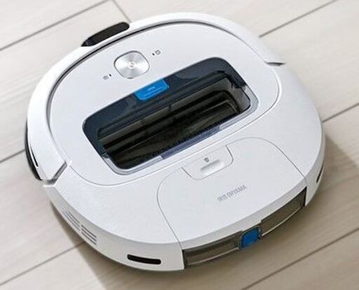 ☆アイリスオーヤマ IRIS OHYAMA IC-R01-W お掃除ロボット ロボット掃除機 ロボットクリーナー◆お掃除しながらお留守番