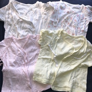 (使用品)新生児肌着21着セット[オマケ付き]