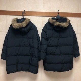 ダウンコート　ペア　Lサイズの画像