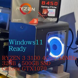 GTX1070 RYZEN3 3.6MHz32GB500GBSS...