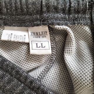 ZEALZIP　グレー　紺　L　LL　古着　ゴムズボン　値下げOKの画像