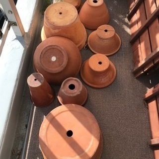 お取引中　植木鉢　9個セット　テラコッタ
