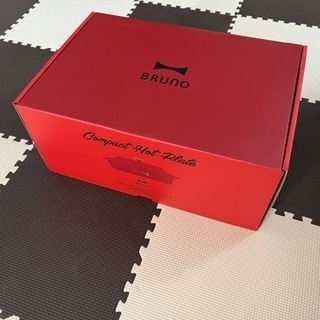 ⭐︎新品・未使用⭐︎ブルーノ  コンパクトホットプレート　レッドの画像