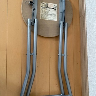 ニトリ　折りたたみチェア　丸型　差し上げますの画像