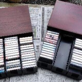 カセットテープ　昭和曲　テープ用引き出し