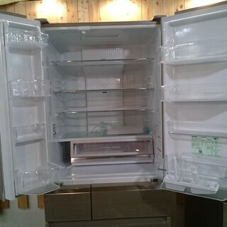 Panasonic 2019年製 501L 6ﾄﾞｱ冷蔵庫 NR-F505XPV-N【愛品倶楽部柏店】【愛柏RZ】の画像