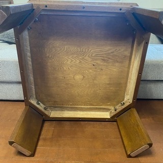 受け取り先決定　天然木　高級ローテーブル　小　70 × 70× 36.5の画像