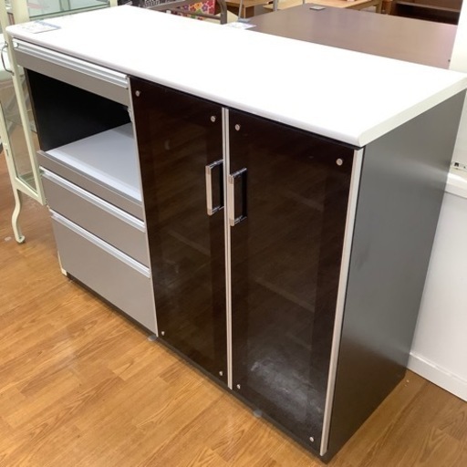 2枚扉キッチンカウンター