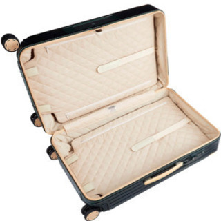 【RIMOWA】ボサノバ 75L 4輪 ジェットグリーン×ベージュ [870.70.41.4] 5～8泊滞在用サイズ　生産終了　の画像