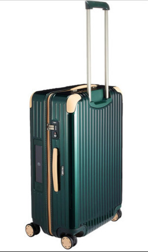 【RIMOWA】ボサノバ 75L 4輪 ジェットグリーン×ベージュ [870.70.41.4] 5～8泊滞在用サイズ　生産終了