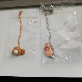 ネックレス未使用品純金わずかパールシルバー