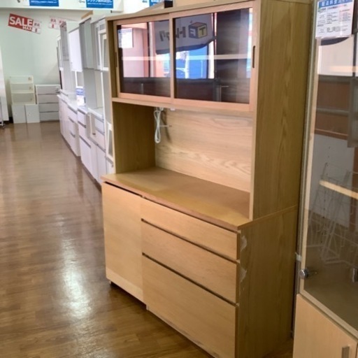 無印良品 オープンタイプ 2枚扉カップボード【トレファク 川越店】