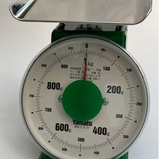 <開封未使用>上皿自動はかり1kg SM-1 ヤマト(大和製衡)製