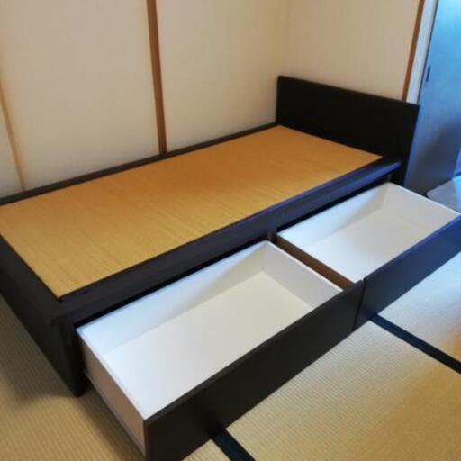 【取引中です】畳ベッド　引き出し収納付きシングルベッド　ニトリで購入品