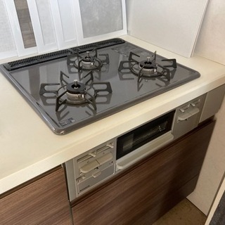廃材ロス　DIY クリナップキッチン　幅2550 展示品　引取大至急の画像