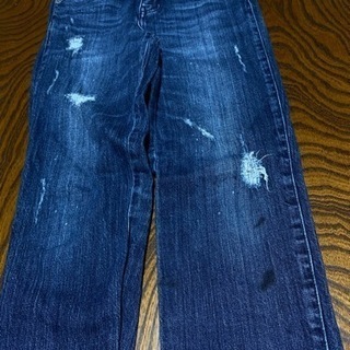 ＢAYFLOW DENIM  140size ダメージジーンズ