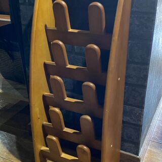 木製　スリッパ立て　無料