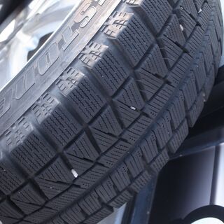 BRIDGESTONE スタッドレスタイヤ BLIZZAK  REVO  GZ  185/70R14　4本セット　アルミホイール付きの画像