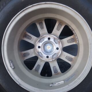 BRIDGESTONE スタッドレスタイヤ BLIZZAK  REVO  GZ  185/70R14　4本セット　アルミホイール付きの画像