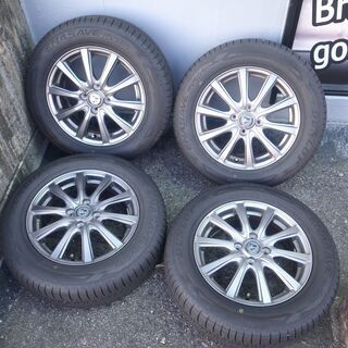 DUNLOP ミニバン専用タイヤ  ENASAVE  RV505 185/65R15 4本セット アルミホイール付き  モノ市場半田店 119