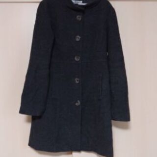 コート 学生 シンプル M グレー