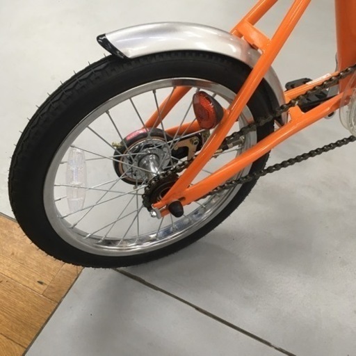 S122 折りたたみ自転車 FIELD CHAMP フィールドチャンプ オレンジ 美品