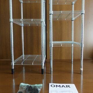IKEA　スチールラック　OMARの画像