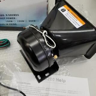 2601車載拡声器12V車用  パワーアンプ 200W ハンドマイク サイレン付の画像
