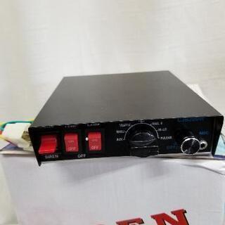 2601車載拡声器12V車用  パワーアンプ 200W ハンドマイク サイレン付の画像