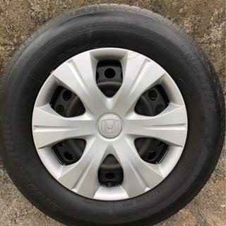 ホンダ純正 ホイール、キャップ、タイヤ4本セット
