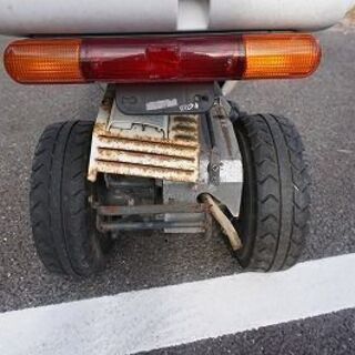 ジャイロキャノピー　2スト　バッテリー・パーキングレバー新品　不動車の画像