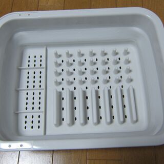 食器水切りトレイバスケット新古品の画像