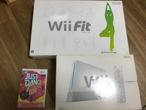 値下げ　中古　wii  wii fit  ジャストダンスwii2