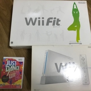 値下げ　中古　wii  wii fit  ジャストダンスwii2
