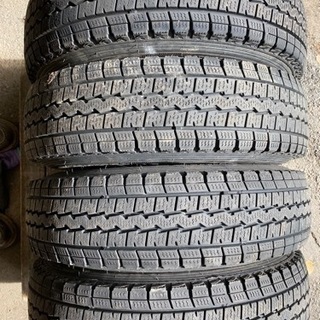 軽トラ用、アルミホイール付スタッドレスタイヤの画像